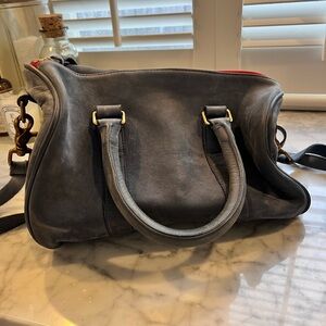 Clare Vivier Blue leather Handbag